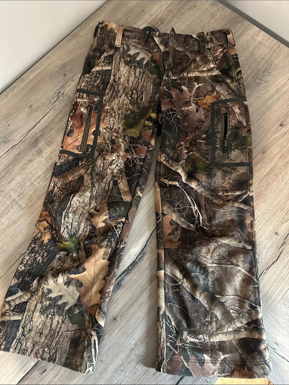 Youth Camouflage Hunting Pants - Brown Camo